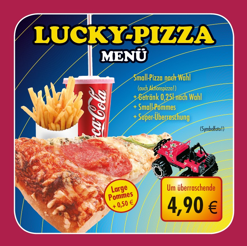 Lucky Pizza Menü